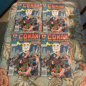 Lot Of 4 Marvel Comics Conan #235.